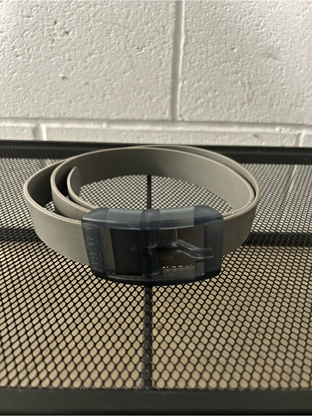 Vivint | Gray Men's Belt with Translucent Buckle